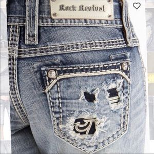 Distressed Ina Capri by Rock Revival